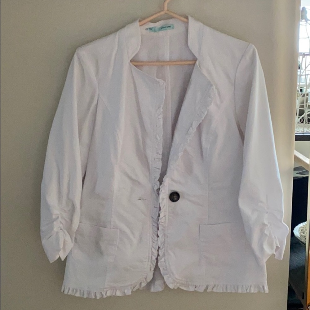 White blazer